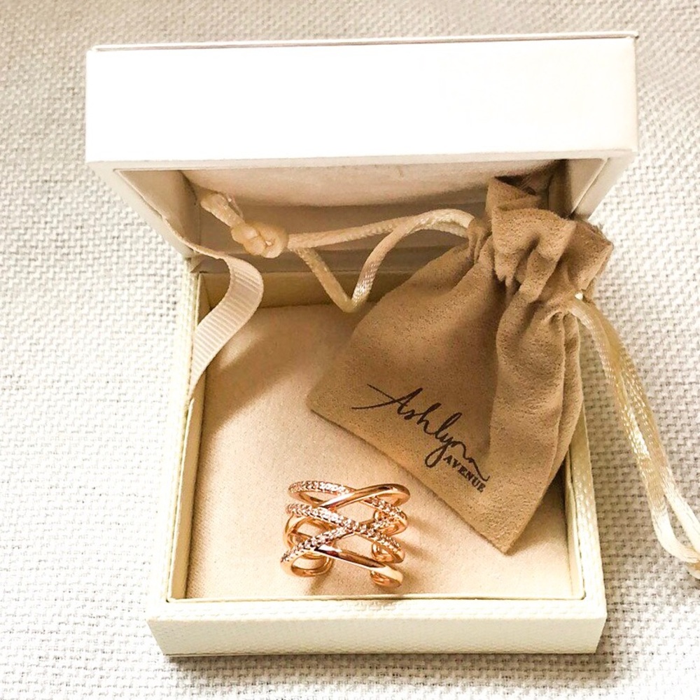 Ashlynn Avenue 18K Rose-Gold Plated Wrap Ring